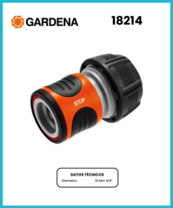CONECTOR PARA MANGUERA MARCA GARDENA COD 18214