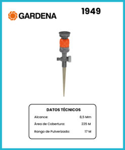 ASPERSOR CIRCULAR MARCA GARDENA COD 1949