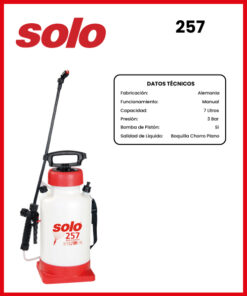 PULVERIZADOR MANUAL MARCA SOLO MOD 257