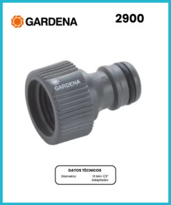 ADAPTADOR DE MANGUERA MARCA GARDENA COD 2900