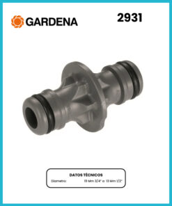 ADAPTADOR DE MANGUERA MARCA GARDENA COD 2931