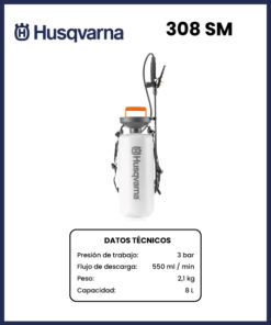 PULVERIZADOR MANUAL MARCA HUSQVARNA MOD 308SM