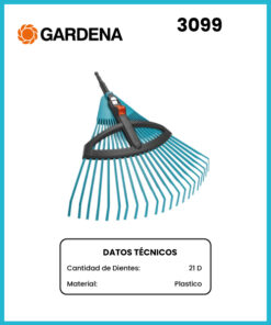 ESCOBA DE PLASTICO MARCA GARDENA COD 3099