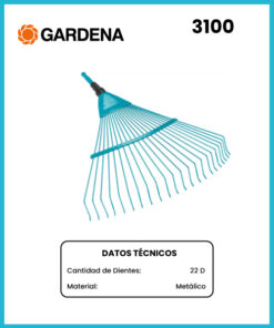 ESCOBA METALICA MARCA GARDENA MOD 3100