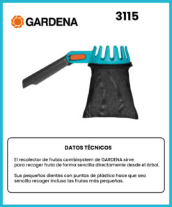 RECOLECTOR DE FRUTA MARCA GARDENA COD 3115