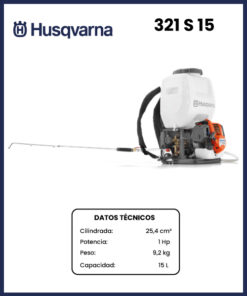 MOTOPULVERIZADOR MARCA HUSQVARNA MOD 321S15