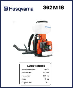 MOTOFUMIGADORA MARCA HUSQVARNA MOD 362M18