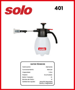 PULVERIZADOR MANUAL MARCA SOLO MOD 401