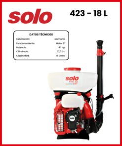 MOTOFUMIGADORA MARCA SOLO MOD 423 DE 18 LITROS