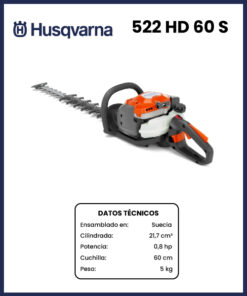 CORTASETOS MARCA HUSQVARNA MOD 522HD60S