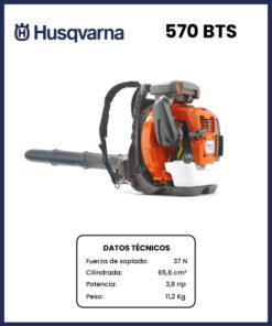 SOPLADOR A MOCHILA MARCA HUSQVARNA MOD 570BTS