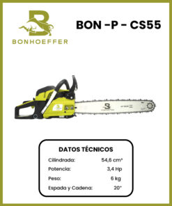 MOTOSIERRA MARCA BONHOEFFER MOD BON-P-CS55