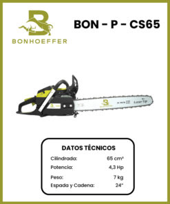 MOTOSIERRA MARCA BONHOEFFER MOD BON-P-CS65