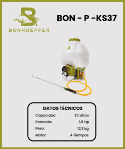 MOTOPULVERIZADOR MARCA BONHOEFFER MOD BON-P-KS37
