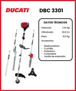 EQUIPO MULTIUSO MARCA DUCATI MOD DBC3301