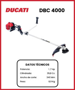 DESBROZADORA MARCA DUCATI MOD DBC4000