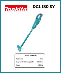 ASPIRADORA A BATERIA MARCA MAKITA MOD DCL180SY