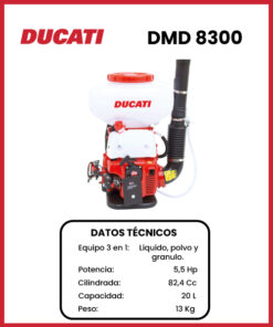 MOTOFUMIGADORA MARCA DUCATI MOD DMD8300