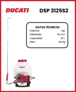 MOTOPULVERIZADOR MARCA DUCATI MOD DSP3125S2