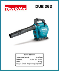 SOPLADOR A BATERIA MARCA MAKITA MOD DUB363