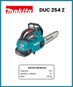 MOTOSIERRA A BATERIA MARCA MAKITA MOD DUC254Z
