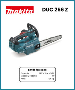 MOTOSIERRA A BATERIA MARCA MAKITA MOD DUC256Z