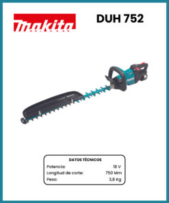CORTASETOS A BATERIA MARCA MAKITA MOD DUH752