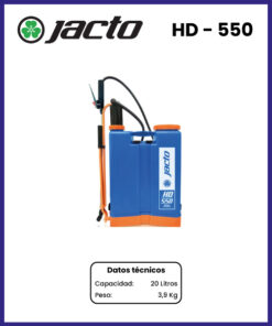 PULVERIZADOR MANUAL MARCA JACTO MOD HD-550