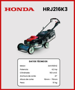 CORTACESPED MARCA HONDA MOD HRJ216K3