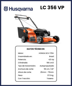 CORTACESPED MARCA HUSQVARNA MOD LC356VP
