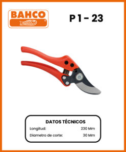TIJERA DE MANO PICO LORO MARCA BAHCO MOD P1-23