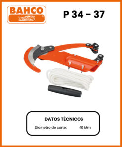TIJERA DE ALTURA MARCA BAHCO MOD P34-37