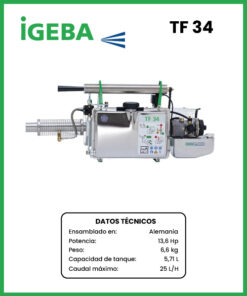 TERMONEBULIZADOR MARCA IGEBA MOD TF34