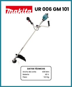 DESBROZADORA A BATERIA MARCA MAKITA MOD UR006GM101