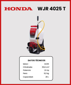 MOTOPULVERIZADOR MARCA HONDA MOD WJR4025T