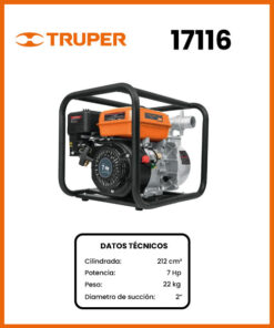 MOTOBOMBA MARCA TRUPER MOD 17116
