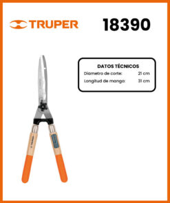 TIJERA DE DOS MANOS CORTASETOS MARCA TRUPER MOD 18390
