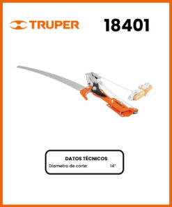 TIJERA DE ALTURA PICO LORO Y SERRUCHO DE PERTIGA MARCA TRUPER MOD 18401