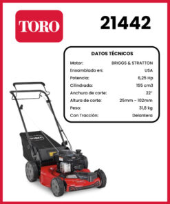 CORTACESPED MARCA TORO MOD 21442