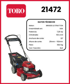 CORTACESPED MARCA TORO MOD 21472