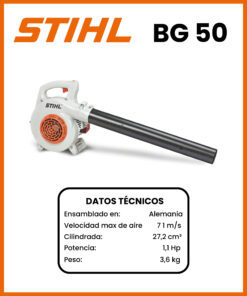 SOPLADOR MARCA STIHL MOD BG50