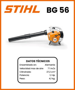 SOPLADOR MARCA STIHL MOD BG56