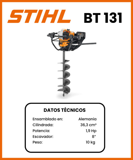 AHOYADORA MARCA STIHL MOD BT131