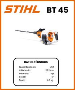 AHOYADORA MARCA STIHL MOD BT45
