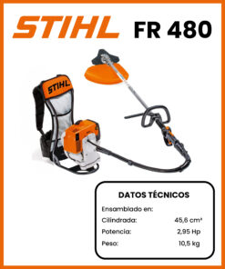 DESBROZADORA A MOCHILA MARCA STIHL MOD FR480