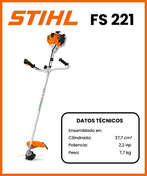 DESBROZADORA MARCA STIHL MOD FS221