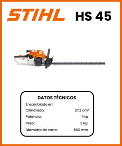 CORTASETOS MARCA STIHL MOD HS45