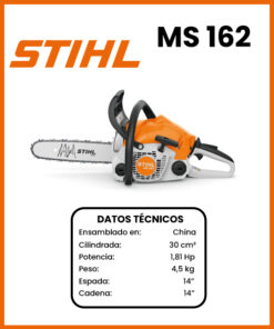 MOTOSIERRA MARCA STIHL MOD MS162