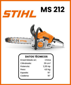 MOTOSIERRA MARCA STIHL MOD MS212
