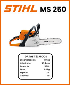 MOTOSIERRA MARCA STIHL MOD MS250